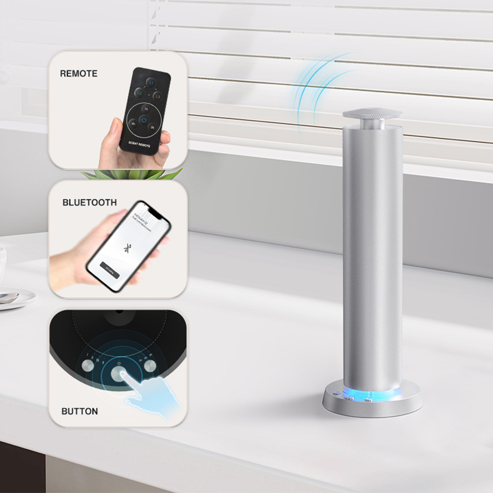 Perfume Home Fragrance - Domowy dyfuzor zapachowy Bluetooth, metalowy, na