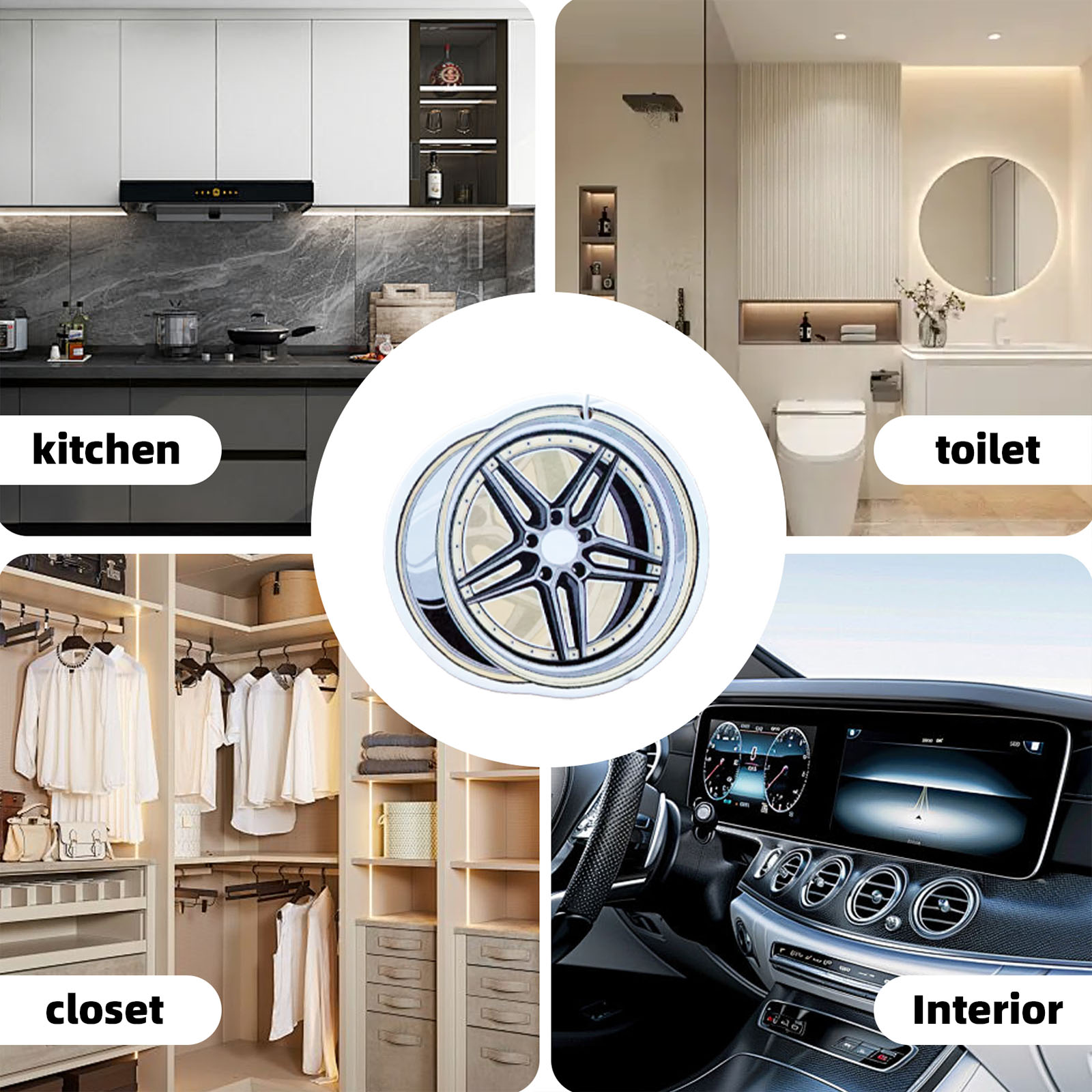 Samochodowy odświeżacz powietr – Perfume Fragrance Wheel recenzja i cena